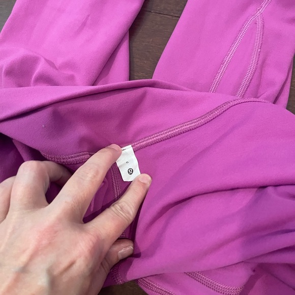 guc Lululemon Athletica align high-rise pant 25 inch Leggings 6 vivid plum - Picture 6 of 13